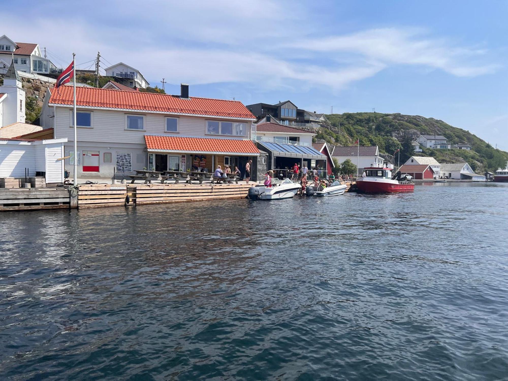 Ferienwohnung Korshamn Rorbuer Lyngdal Exterior foto