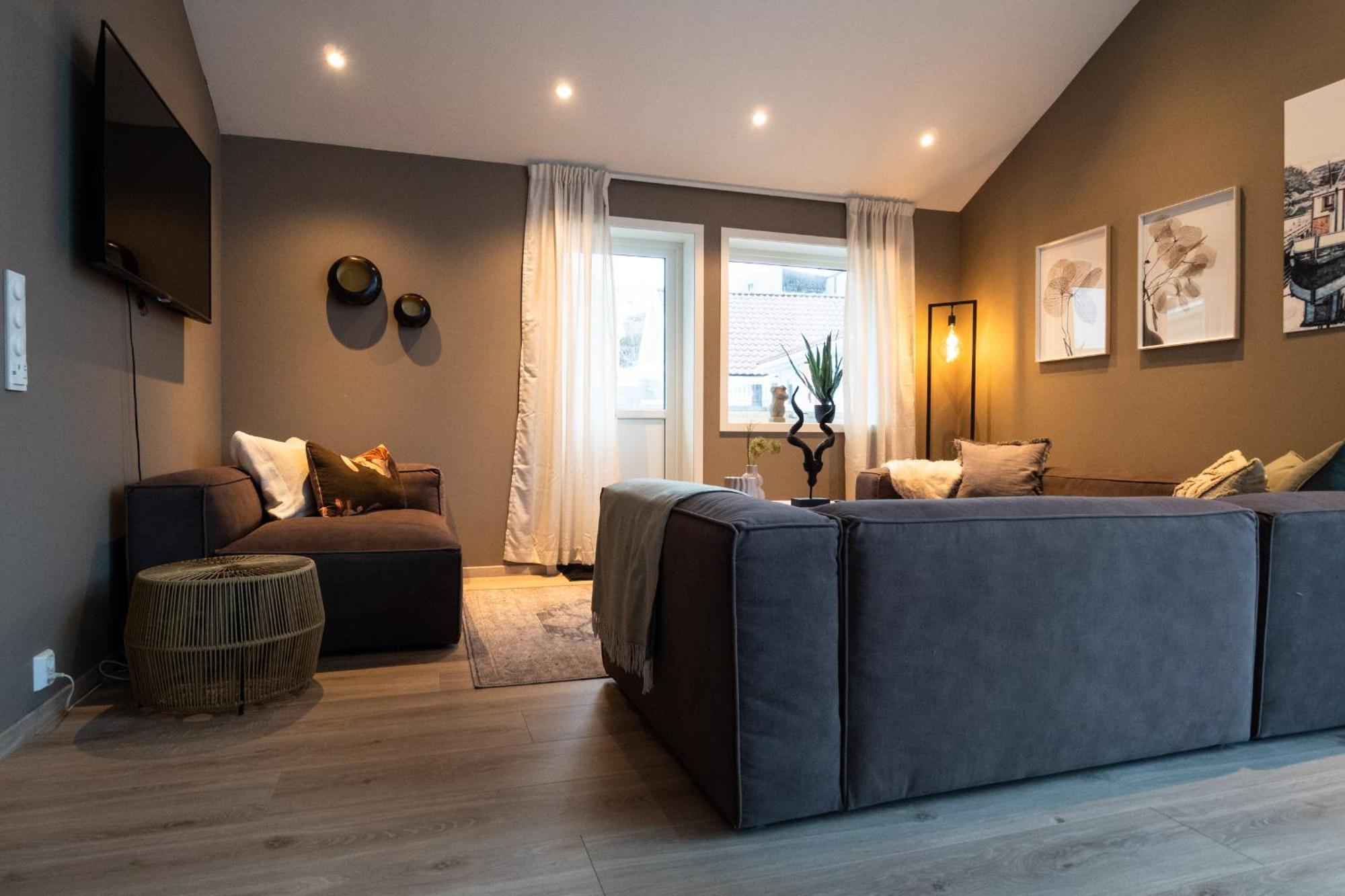 Ferienwohnung Korshamn Rorbuer Lyngdal Exterior foto