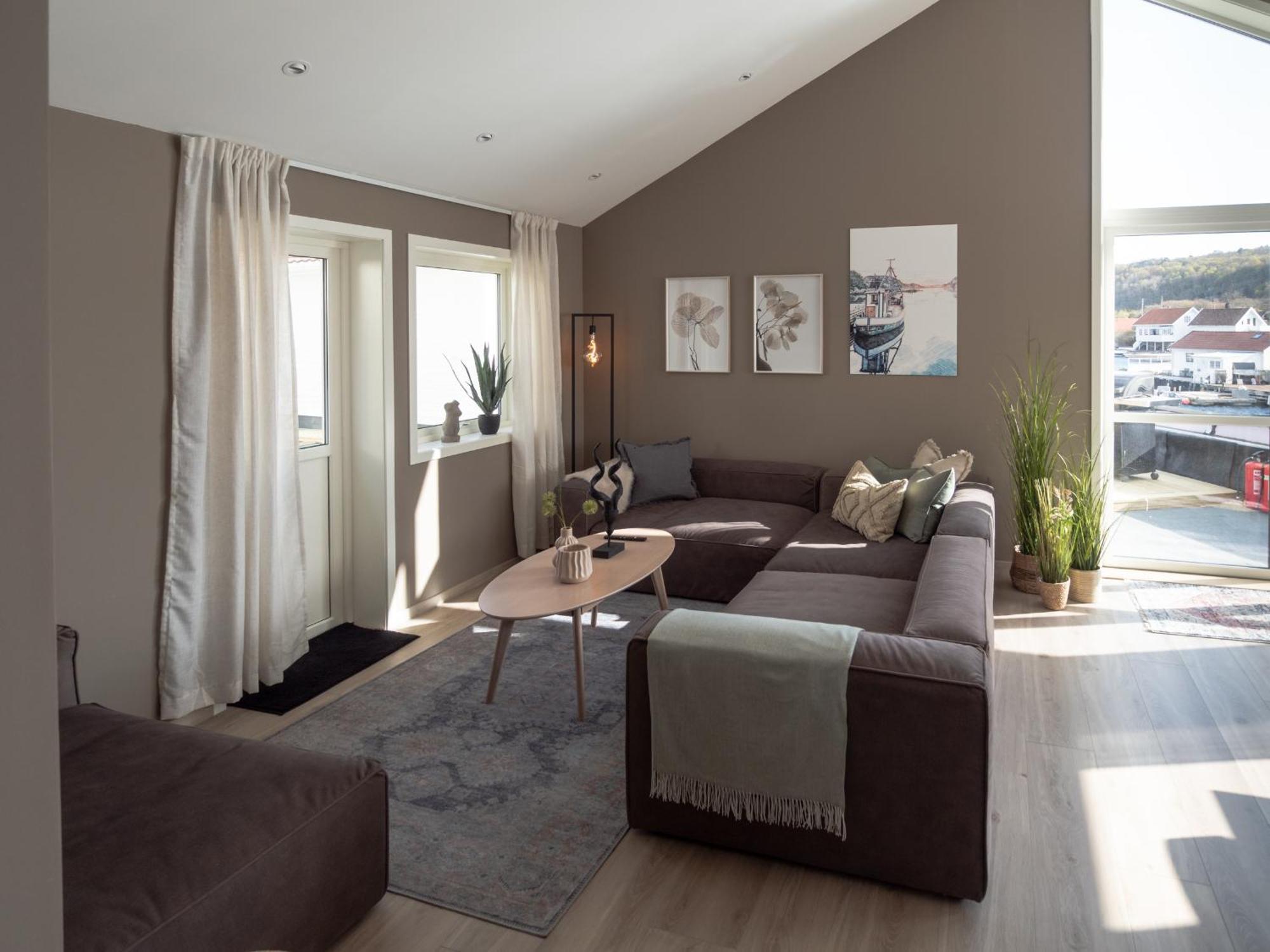 Ferienwohnung Korshamn Rorbuer Lyngdal Exterior foto
