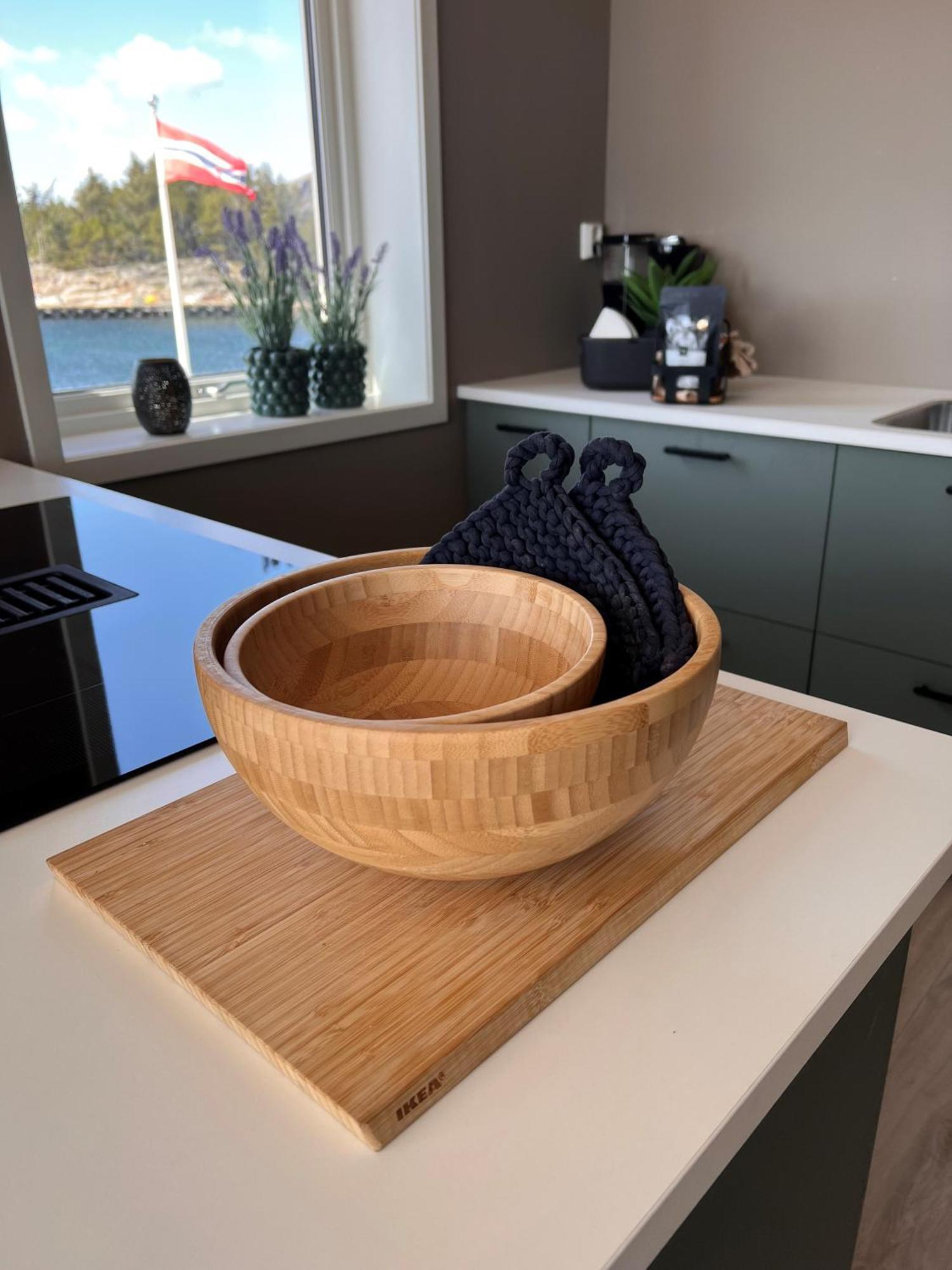 Ferienwohnung Korshamn Rorbuer Lyngdal Exterior foto