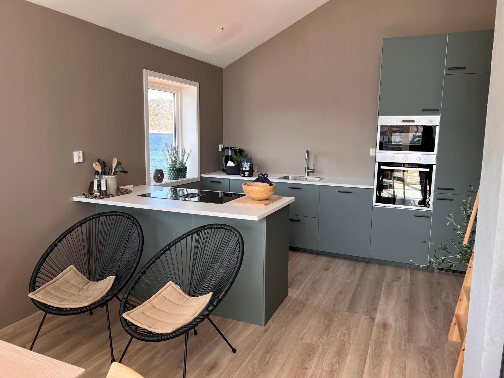 Ferienwohnung Korshamn Rorbuer Lyngdal Exterior foto