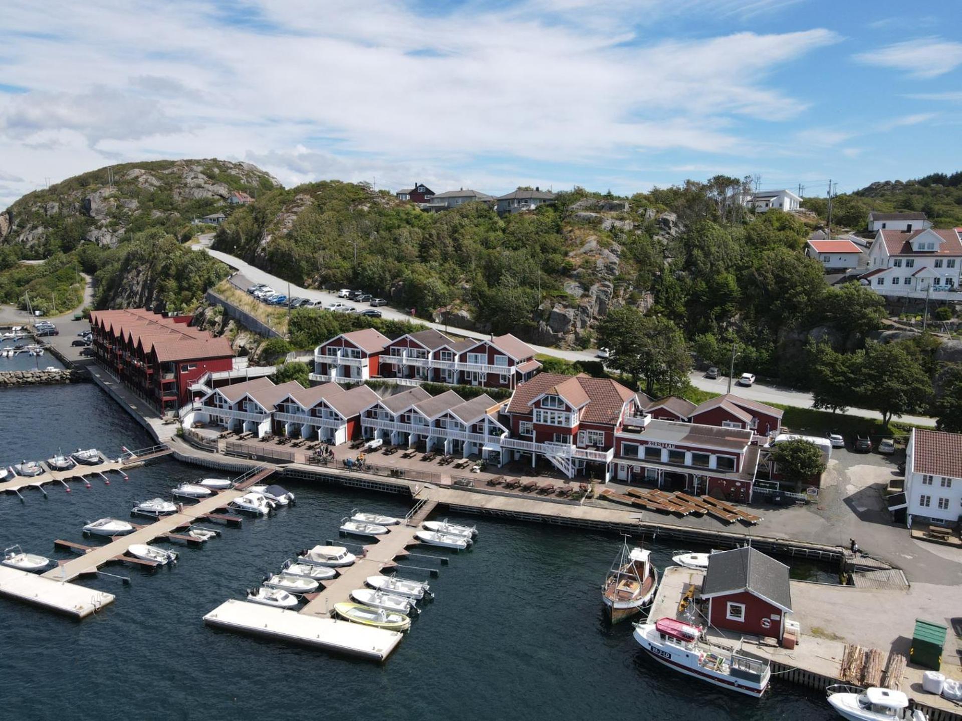 Ferienwohnung Korshamn Rorbuer Lyngdal Exterior foto